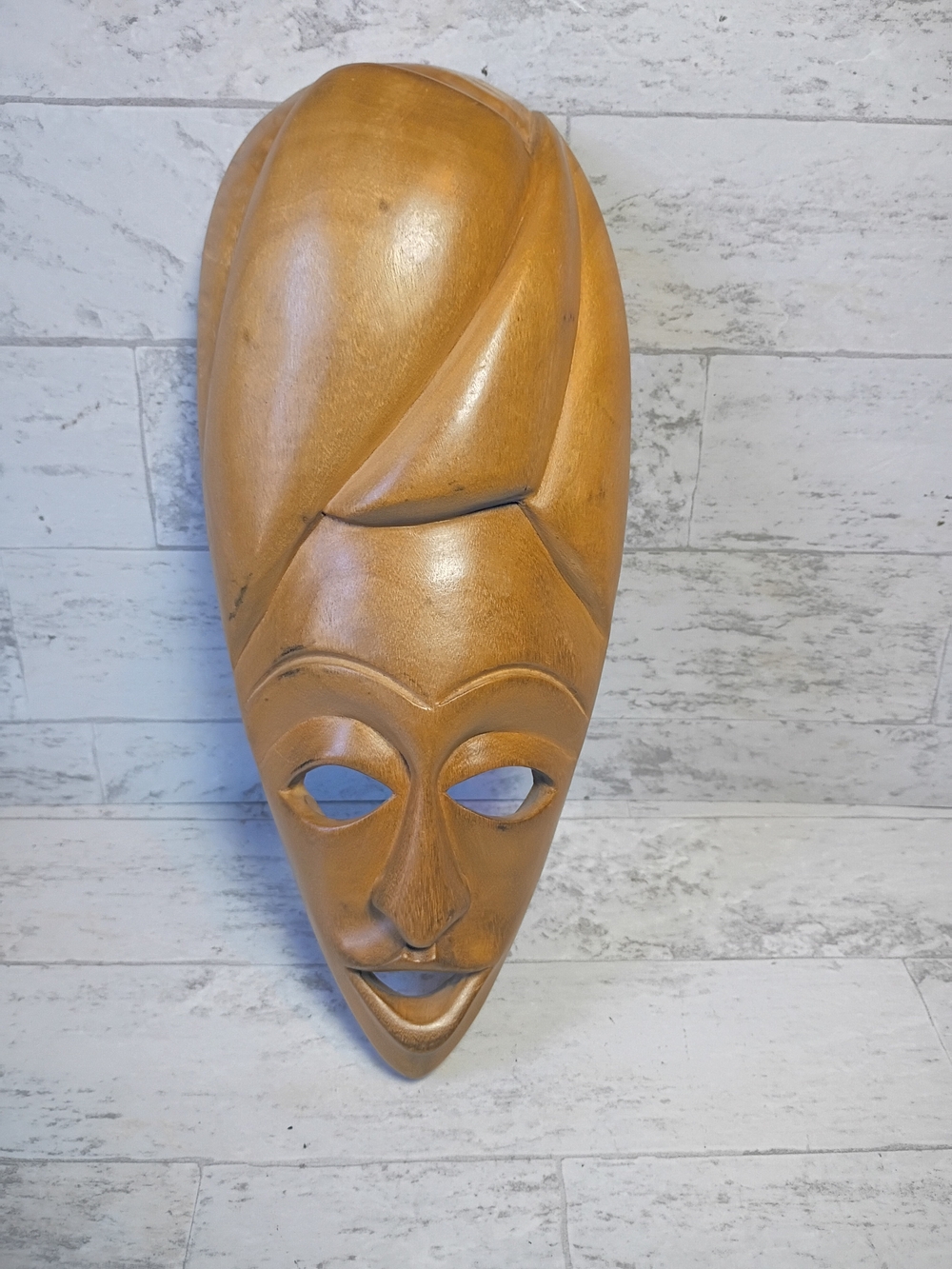 Vintage wood carved Mask From Haiti